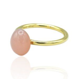 Superoro 18K Yellow Gold Chalcedony Ring
